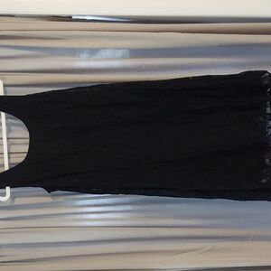Isaac Misrahi Black Lace Dress
